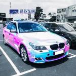 Auto Holographic Chrome Rainbow Wrap Scratch Proof Multicolor for sale