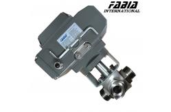China Screwed Connection Electric High Pressure  Ball Valve Hard Seal Ball Valve supplier