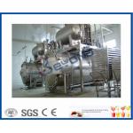 Industrial Dairy Milk Pasteurization Equipment , 0.6MPa Bottle Steam Sterilizer for sale