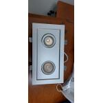 Embedded Cri80 Led Grille Light , Rectangular Led Downlight