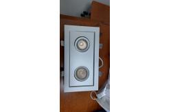 China Embedded Cri80 Led Grille Light , Rectangular Led Downlight supplier