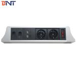 Modular Design Table Mounted Power Outlet With Telephone Interface for sale