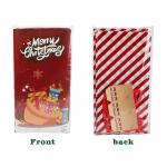 Extra Large Santa Claus CMYK Custom Plastic Gift Bags For Toys Wrapping for sale