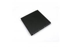 China Black Powder Coated Anodized Aluminium Door Profiles For Roller Shutter Louver supplier