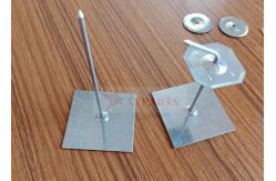 China 3 Galvanized Steel Adhesive Base Insulation Pins For Fasten Insulation Materials supplier
