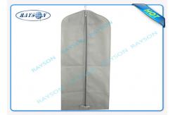 China Durable 60gsm - 120gsm Non Woven Fabric Bags  Suit Cover for Suit Dustproof supplier