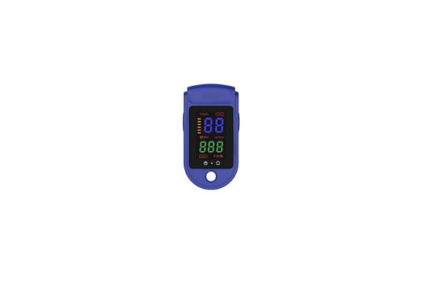 Blue Portable Fingerprint Pulse Oximeter Small Volume Lightweight
