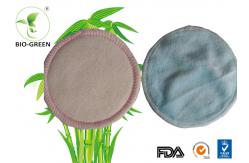 China Super Soft Bamboo Reusable Nursing Pads Laminated PUL / Absorb Microfiber Available supplier