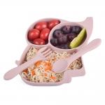 Elephant Silicone Divided Plate BPA Free Weaning Suction Plates for sale