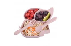 China Elephant Silicone Divided Plate BPA Free Weaning Suction Plates supplier
