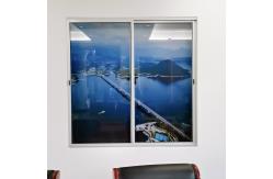 China 48x48 Horizontal Aluminum Sliding Window And Door With Four Track System supplier