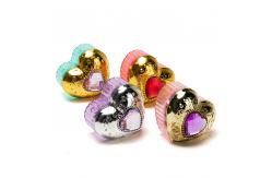 China Patent Fancy Cute Rhinestone Heart Pencil Sharpener Kid Safe supplier