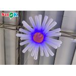 Hanging Event Inflatable Flower With Lights Multi Color