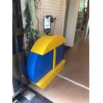 RS485 TCP IP Flap Turnstile Gate School Amusement Security Turnstile Gate for sale