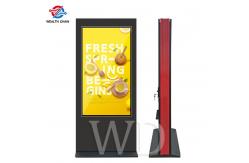 China 65 Wireless control Rainproof Standing Advertising display For Outdoor environment supplier