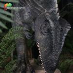 ZTE Animatronic Dinosaur Puppet With Track Basement For Amusement Park