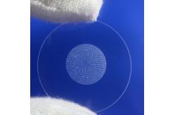 China High Accurate Quartz Glass Plate Cnc Laser Drilling Transparent With Small Holes supplier