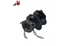 China 1 Ton Crane Lifting Monorail Push Beam Trolley With Hand Chain supplier