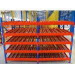 Corrosion Protection Steel Gravity Carton Flow Rack For Garage Storage Shelves for sale