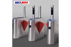 China Pedestrian swing barrier swing gate rfid card reader security turnstile speed gate supplier