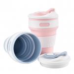 350ml Collapsible Travel Water Bottle , Silicone Collapsible Travel Cup for sale