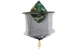 China Camouflage Bee Veil Hat High Safety Double Inner Layer Elaborate Shrinkable Design supplier