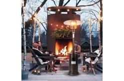 China 304 Stainless Steel Garden Gas Fire Pits Stand Up With Anti Tilt Switch supplier