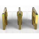 Rfid Tempered Glass Speed Gate Turnstile Fast Passing 900mm width for sale