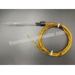 Hot Runner Mold Type J Type Thermocouple Probe With Plastic Molded Transition for sale