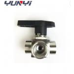 Stainless Steel SS Welding 3 Way Ball Valve 8500psi for sale