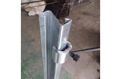 China Highway Guardrail AASHTO M-180 Z Shape Posts with Durable Stainless Steel Material supplier