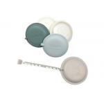 70mm Round Personalized retractable cloth tape measure Soft PU clothing measuring tape for sale