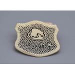 TPU Custom Logo Embossed Labels , Embossed Iron On Garment Labels for sale