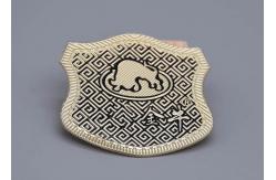 China TPU Custom Logo Embossed Labels , Embossed Iron On Garment Labels supplier