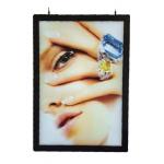 Double Sided Black Border 6063 Alu LGP Slim Led Light Box A3 Size for sale