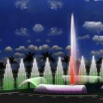 Morden ss304 floor water fountain for sale