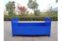 China Foldable Stacking Steel Pallet Box Space Saving And Made Of Q235 Material supplier