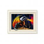 Amazing 5D 30*40CM Lenticular Picture With PS Frame / 3D Animal Images for sale