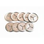 38mm Galvanized Steel Self Locking Clips With 3 Slots For Plastic Cover Caps for sale