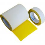 Strong Waterproof Double Sided Cloth Carpet Tape Yellow Suit Fixation / Splicing