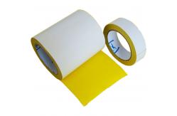 China Strong Waterproof Double Sided Cloth Carpet Tape Yellow Suit Fixation / Splicing supplier