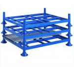 Customized Steel Portable Stacking Racks 1500kg Load Capacity 200mm Wheel Diameter