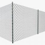 100ft Galvanized Chain Link Fence Cyclone Wire Mesh Fence Panel Chain Link Fence For Sport Game for sale