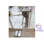 Electric Automatic Vertical Tripod Turnstile Gate With Card Reader ESD Foot Checker for sale