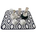 Glass Cloth Printing  Microfiber Dish Drying Mat for sale