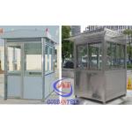Steel Structure Portable Security Guard Room A Light In The Middle for sale