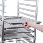 Rk Bakeware China Foodservice NSF Aluminum Working Table Aluminum Sheet Pan Rack for sale