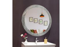 China Wall Mounted Frameless Round Led Bathroom Mirror With Modern Design supplier