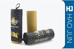 China Handmade Cardboard Paper Tubes Cylinder Box Packaging With PP Ropes supplier