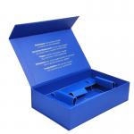 Packaging Items Custom Book Shaped Magnetic Gift Box with Foam Insert and Paper Inserts for sale